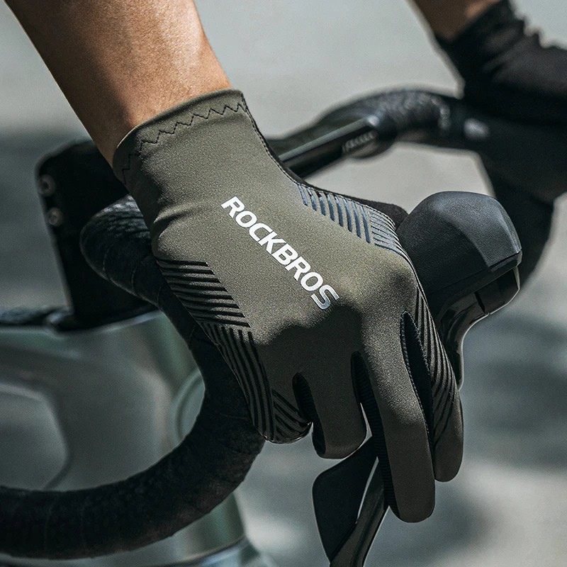 Luvas Rockbros Ciclismo Tela Sensível e Antiderrapante