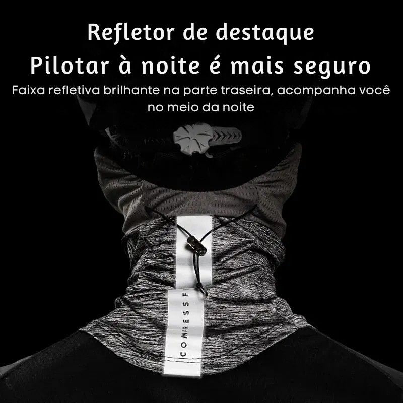 X-TIGER Máscara Facial de Ciclismo UV com Seda Gelada