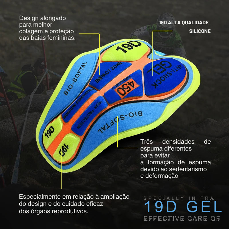 Conjunto de Ciclismo Movistar Anti-UV Masculino