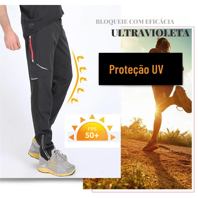 Calças de Ciclismo Unisex West Biking à Prova de Vento e UV