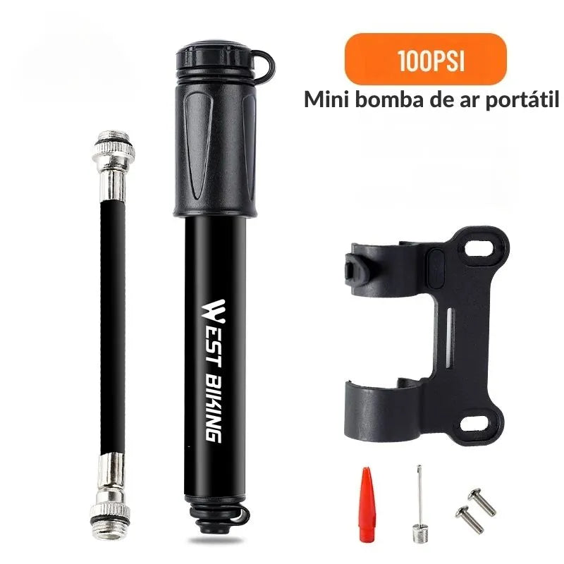 Mini Bomba de Bicicleta 100PSI Portátil - Keverest