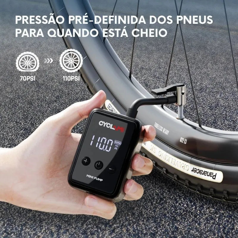 Bomba de Ar Elétrica Portátil 150PSI - Keverest