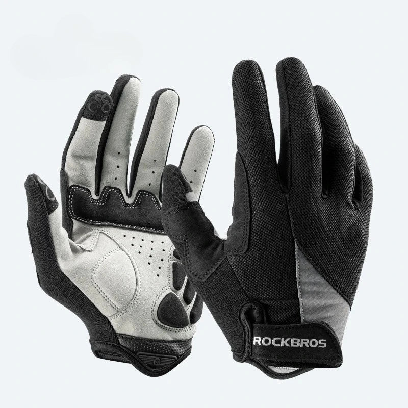 Luvas de Ciclismo ROCKBROS Dedo Completo Toque Tela