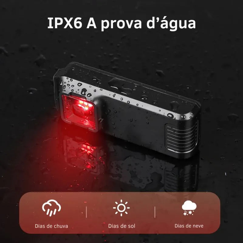 Luz Traseira Radar Keverest W100 para Bicicleta