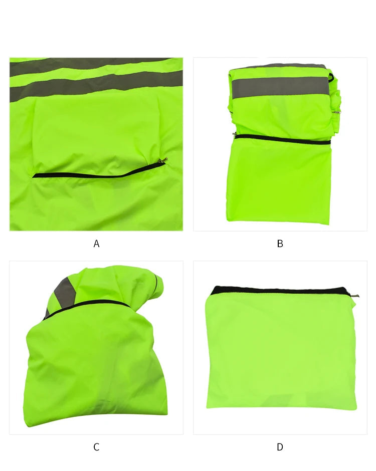 WOSAWE-Blusão de Ciclismo Ultraleve para Homens, Jaqueta Reflexiva, Jaqueta Windproof, Resistente À Água, Bicicleta MTB Road, Long Jersey, Casaco De Vento