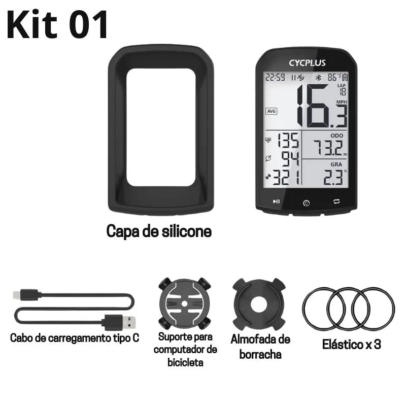 Computador de Bordo Ciclismo GPS