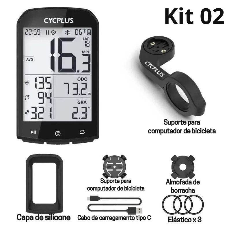 Computador de Bordo Ciclismo GPS