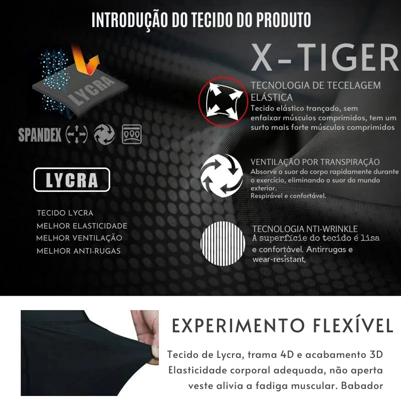 Calças Bib Femininas X-Tiger Pro para Ciclismo