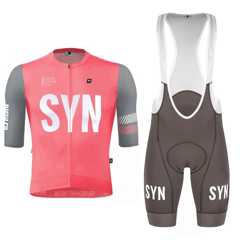 Conjunto de Ciclismo SYN Masculino - Camisa e Bib Shorts