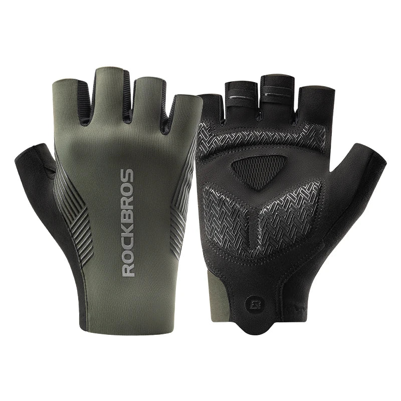 Rockbros luvas de ciclismo primavera verão tela sensível ao toque antiderrapante respirável mtb bicicleta de estrada correndo fitness ginásio luvas do motor