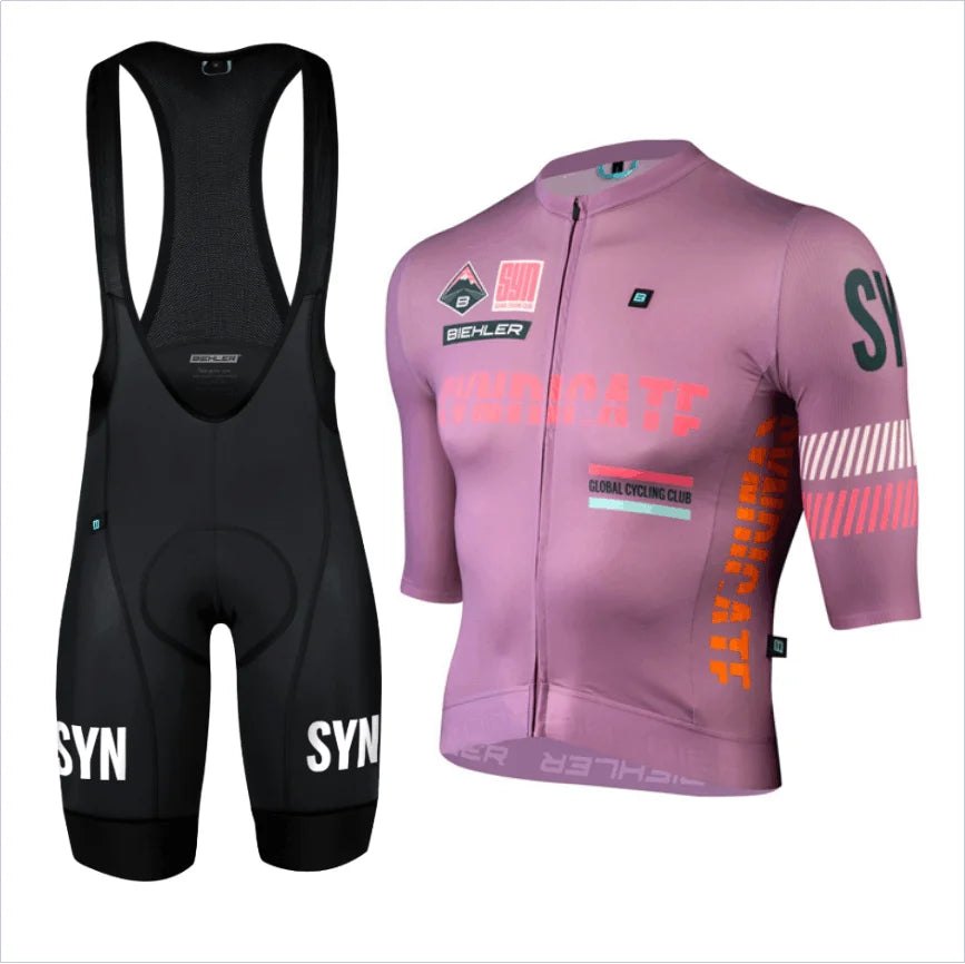 Conjunto de Ciclismo SYN Masculino - Camisa e Bib Shorts