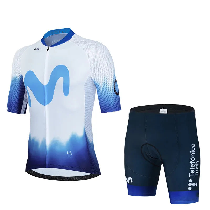 Conjunto de Ciclismo Movistar Anti-UV Masculino