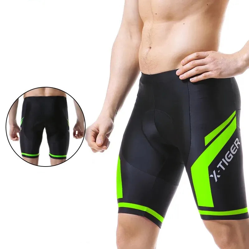 X-TIGER Cycling Shorts Men Gel Pad Roupas de Bicicleta MTB Road Bike Calças Anti-slip Leg Grips Bike Shorts Summer Outfit Roupas