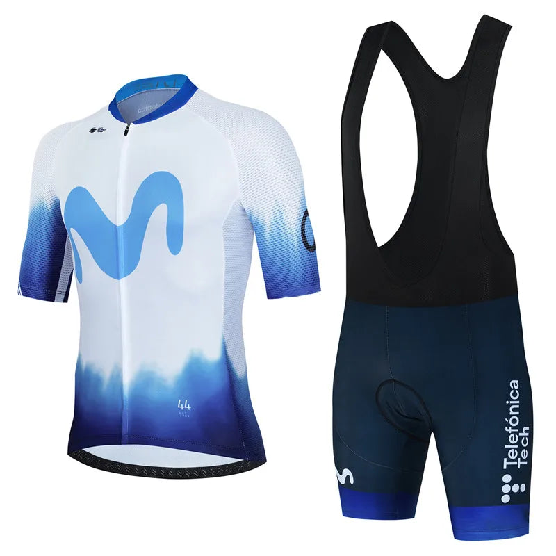 Conjunto de Ciclismo Movistar Anti-UV Masculino