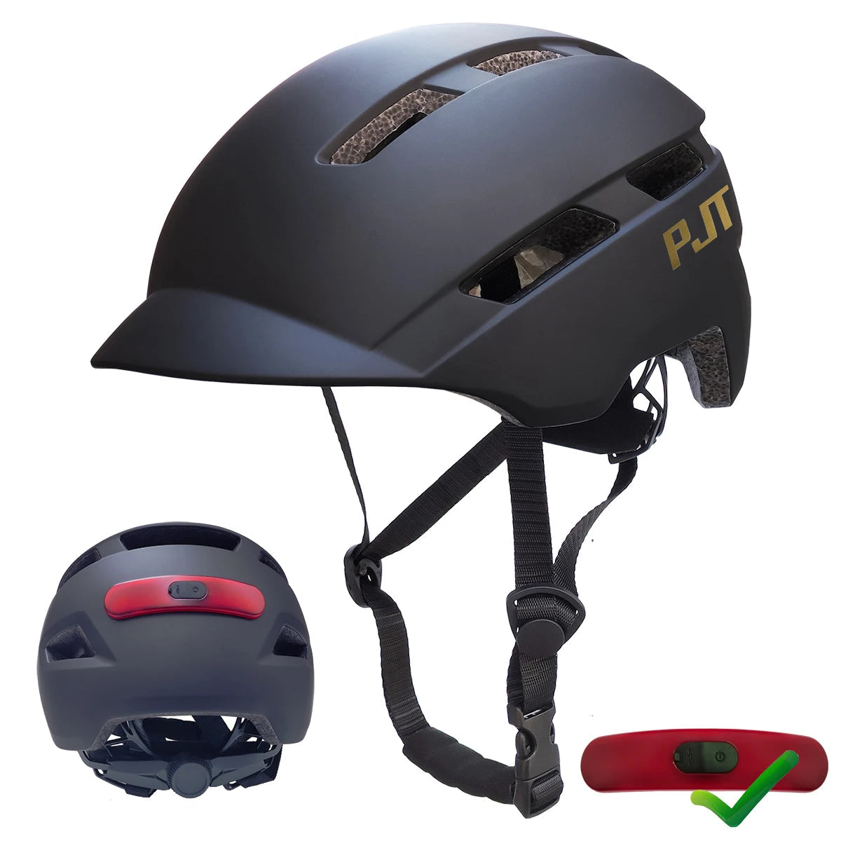 Capacete de Ciclismo Recarregável com Luz USB - Keverest