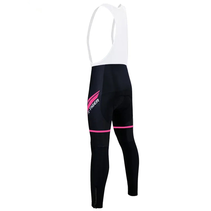 X-tiger pro feminino à prova de choque ciclismo bib pant mountain bike ciclismo bib calças mtb bicicleta ciclismo collants pantalones