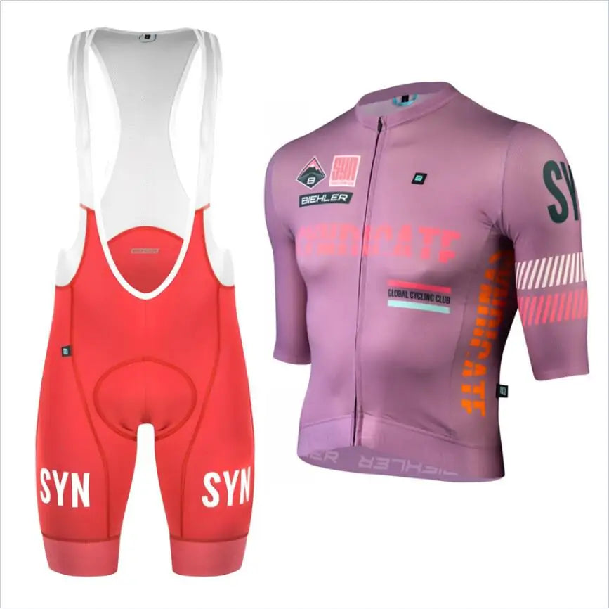 Conjunto de Ciclismo SYN Masculino - Camisa e Bib Shorts