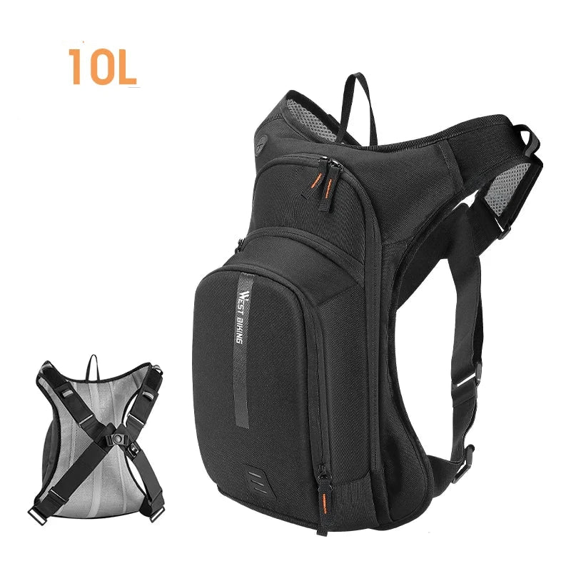 WEST BIKING-Ergonomic Ciclismo Mochila, Sistema de Hidratação Profissional, Mochila Desportiva, MTB Road Bike Bag com Saco De Água, 10L, 20L
