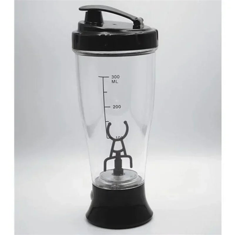Copo de café elétrico portátil, Milk Protein Powder Shaker, Garrafa de água plástica para fitness, ginásio, esportes, preguiçoso, 1pc