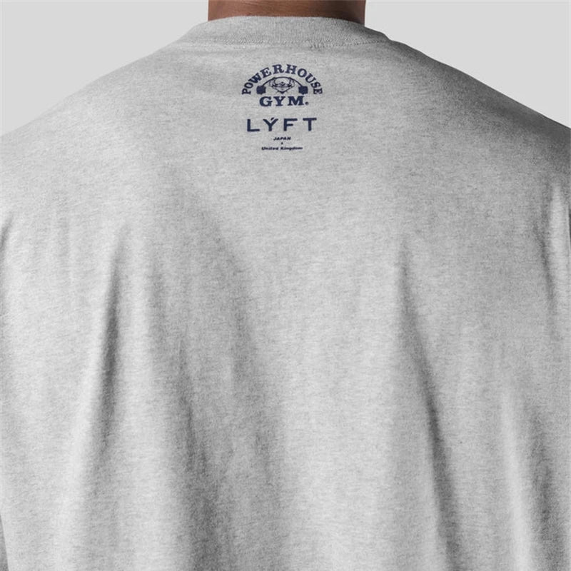 Camiseta Masculina Oversized LYFT de Musculação - Keverest