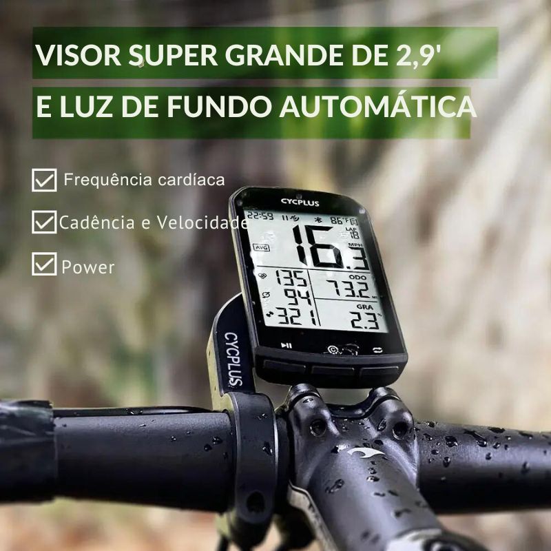 Computador de Bordo Ciclismo GPS