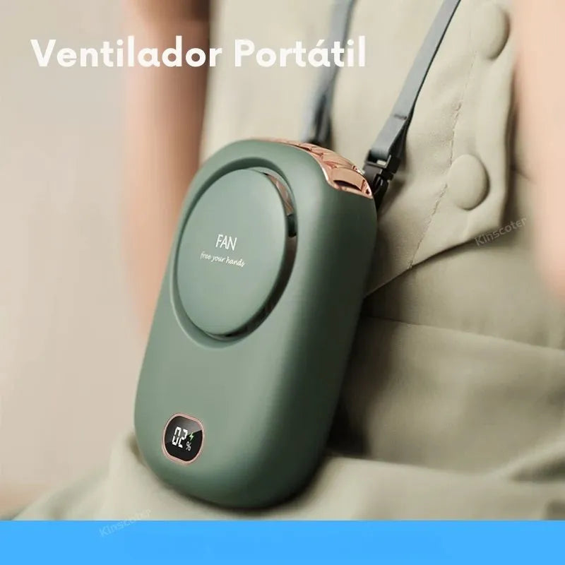 Ventilador Portátil Suspenso Keverest - Resfriamento USB