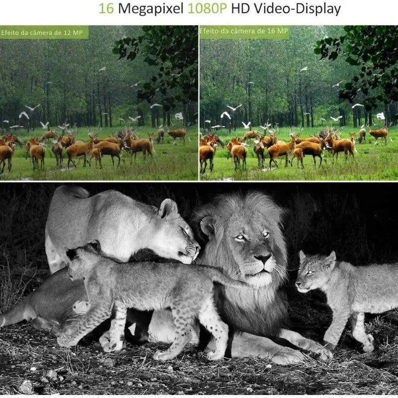 Câmera de Trilha 20MP 1080P com Visão Noturna Keverest