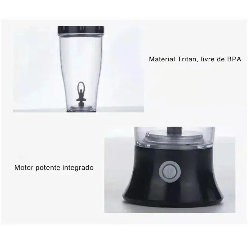 Copo Elétrico Portátil Keverest para Fitness e Esportes