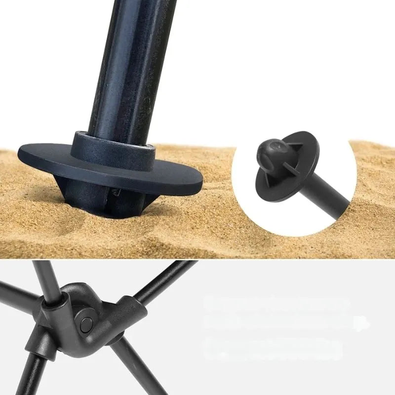 Cadeira Dobrável Portátil Westtune com Encosto de Cabeça