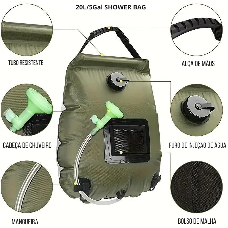 Chuveiro Portátil Outdoor