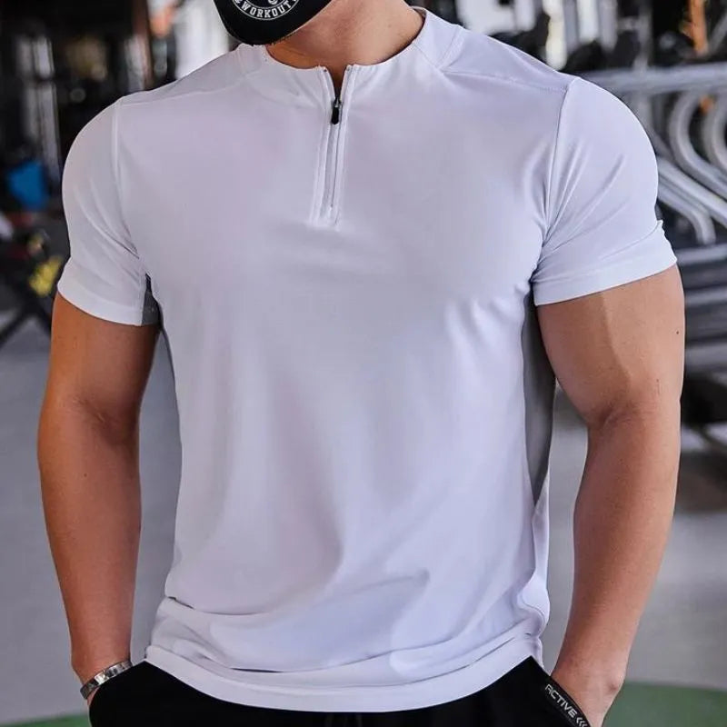Camiseta Masculina Híbrida - Casual Esportiva Fashion