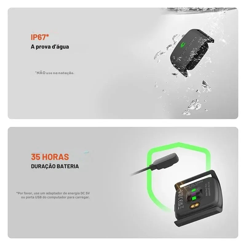 Monitor Cardíaco COOSPO HW9 - Precisão e Conectividade