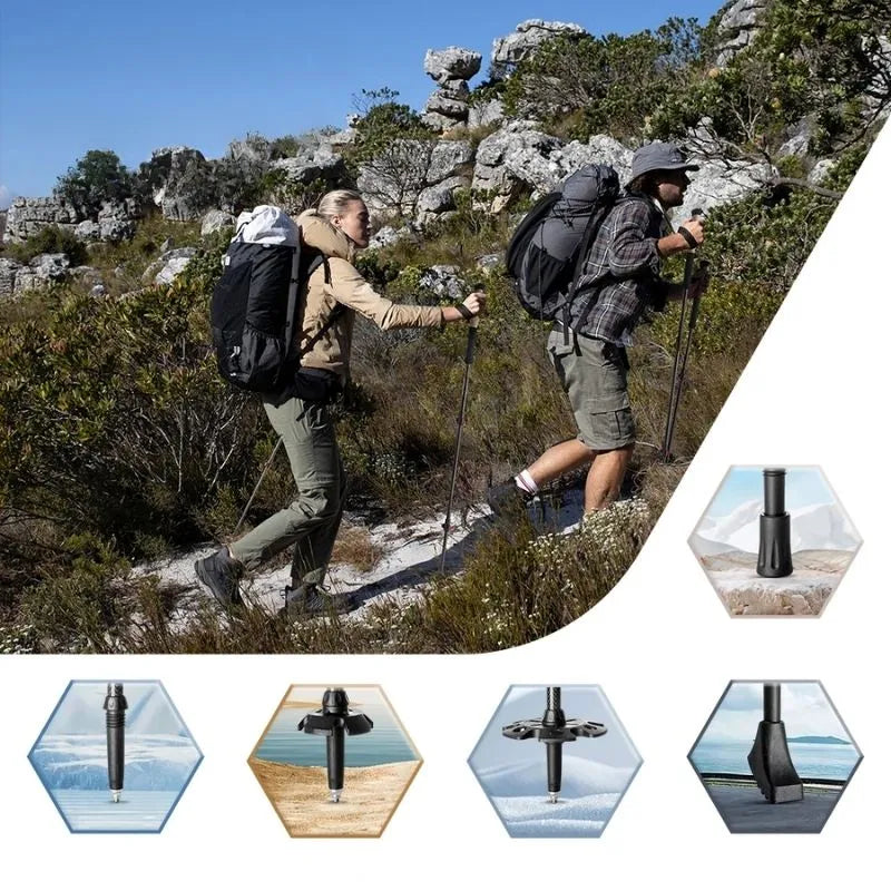 Bastão de Caminhada Retrátil Ultralight Naturehike