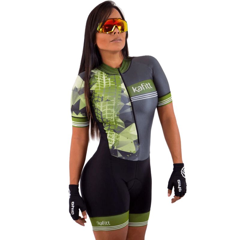 Macaquinho de Ciclismo Feminino 20D Pro