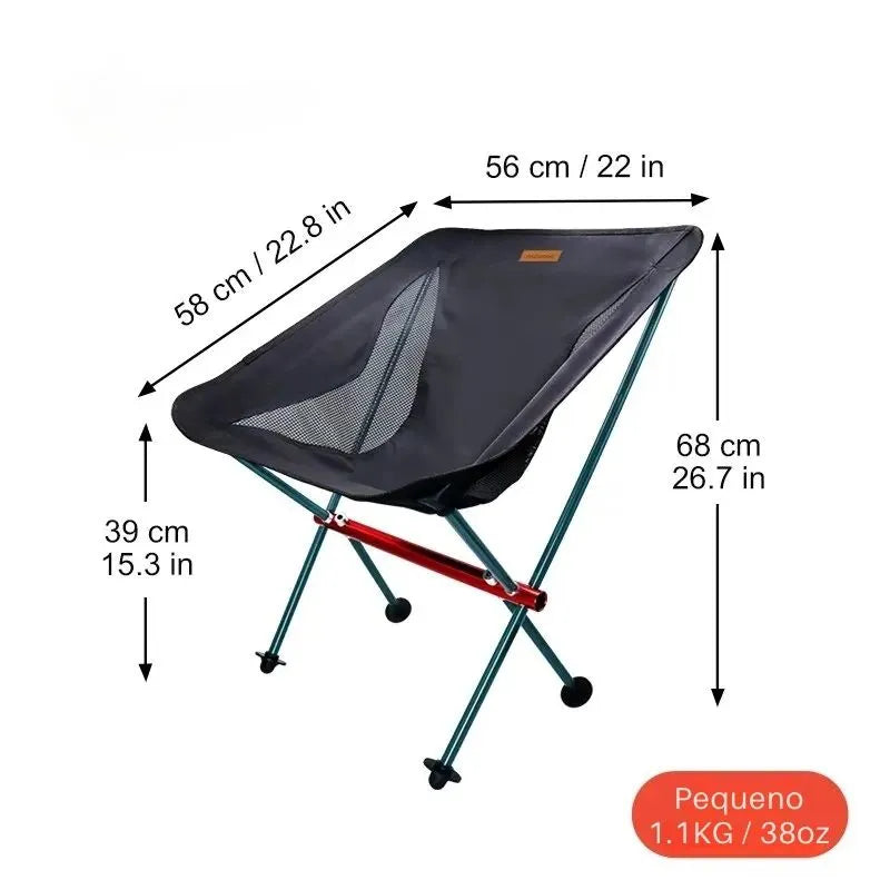 Cadeira Dobrável Pacoone para Camping e Lazer - Keverest
