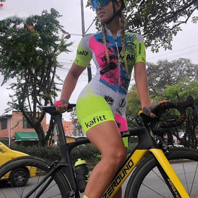 Macaquinho de Ciclismo Feminino 20D Pro