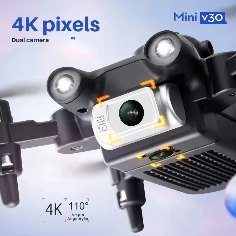 Mini Drone FPV V30 4K com Câmera HD - Keverest