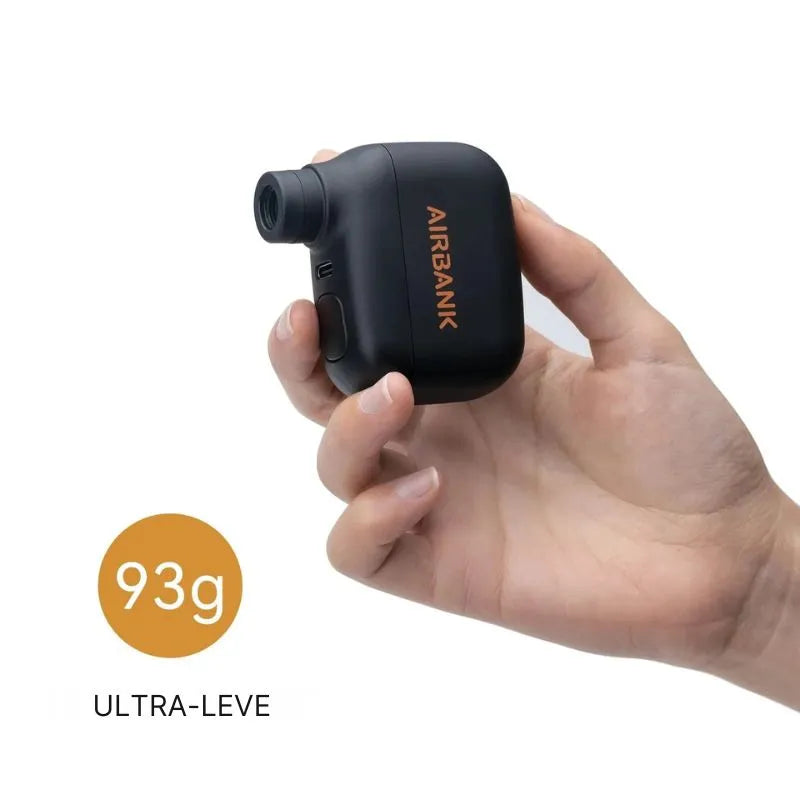 Mini bomba de bicicleta portátil, inflador de ar recarregável, 100PSI, 5V, tipo C, acessórios para bicicleta, Schrader, pneus Presta, AS100