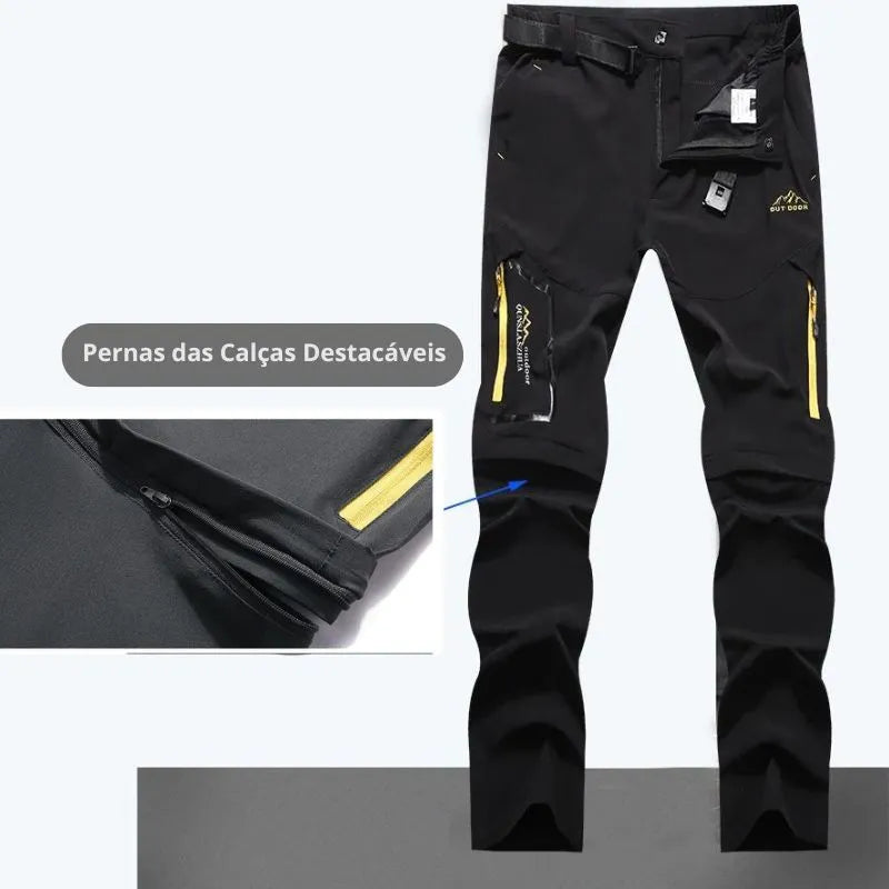 Calça Masculina Trekking Conversível
