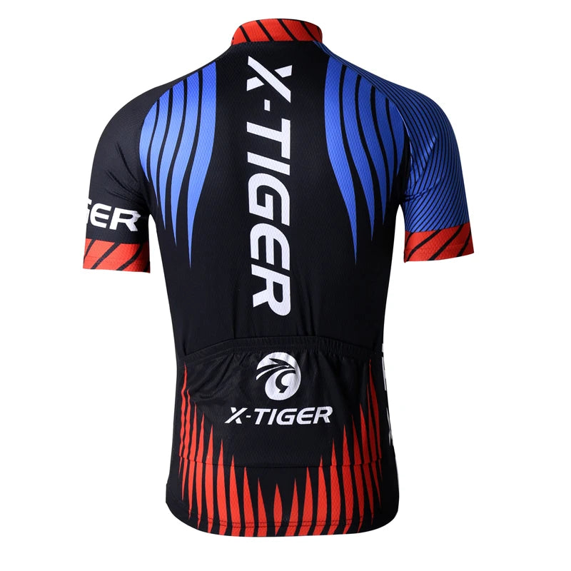 X-TIGER camisa de ciclismo dos homens roupas de mountain bike de secagem rápida corrida mtb roupas de bicicleta uniforme respirável roupas de ciclismo wear