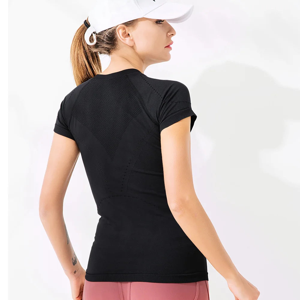 Camiseta Esportiva Feminina Quick Drying