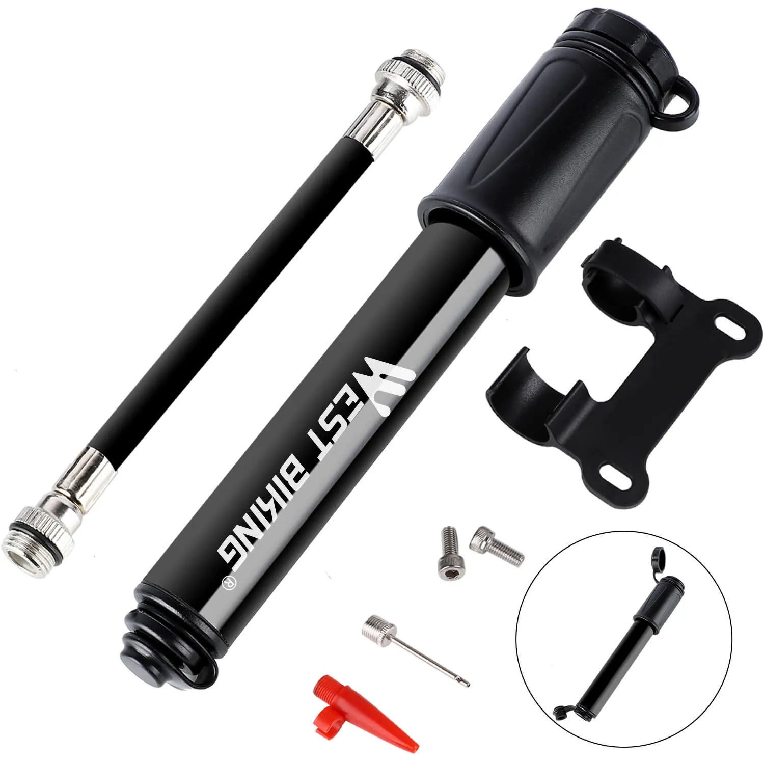 Mini Bomba de Bicicleta 100PSI Portátil - Keverest