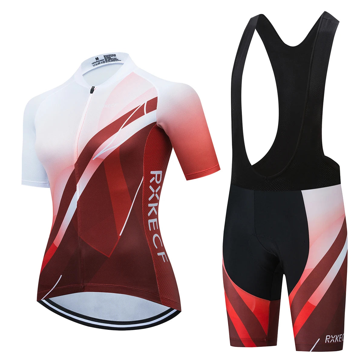 RXKECF-Conjunto de Jersey Ciclismo Manga Curta Feminina, Roupa Esportiva, Kit Vestuário Bicicleta, MTB Maillot, Roupa de Bicicleta Ciclista, 2023