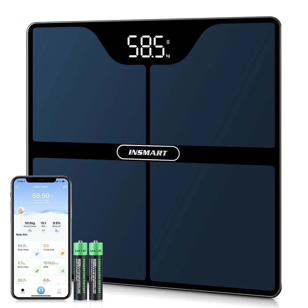 Balança Digital INSMART com Bioimpedância - Keverest