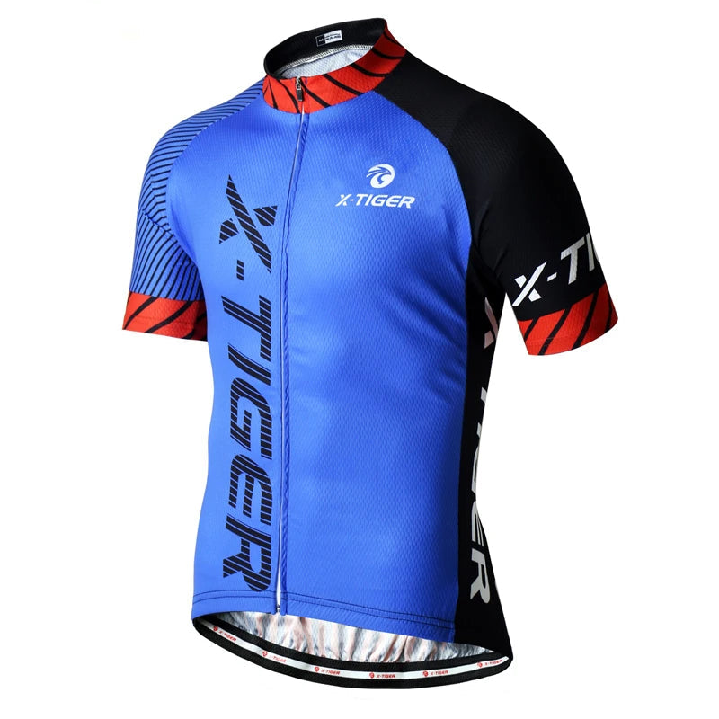 X-TIGER camisa de ciclismo dos homens roupas de mountain bike de secagem rápida corrida mtb roupas de bicicleta uniforme respirável roupas de ciclismo wear