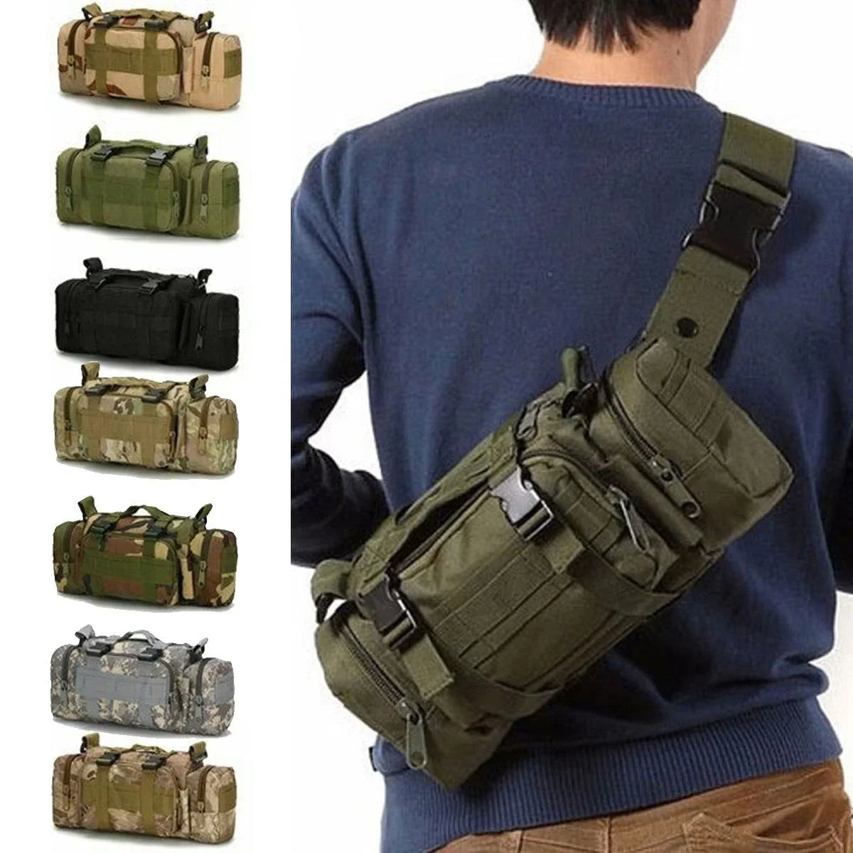 Bolsa Tática de Cintura para Aventura - Keverest