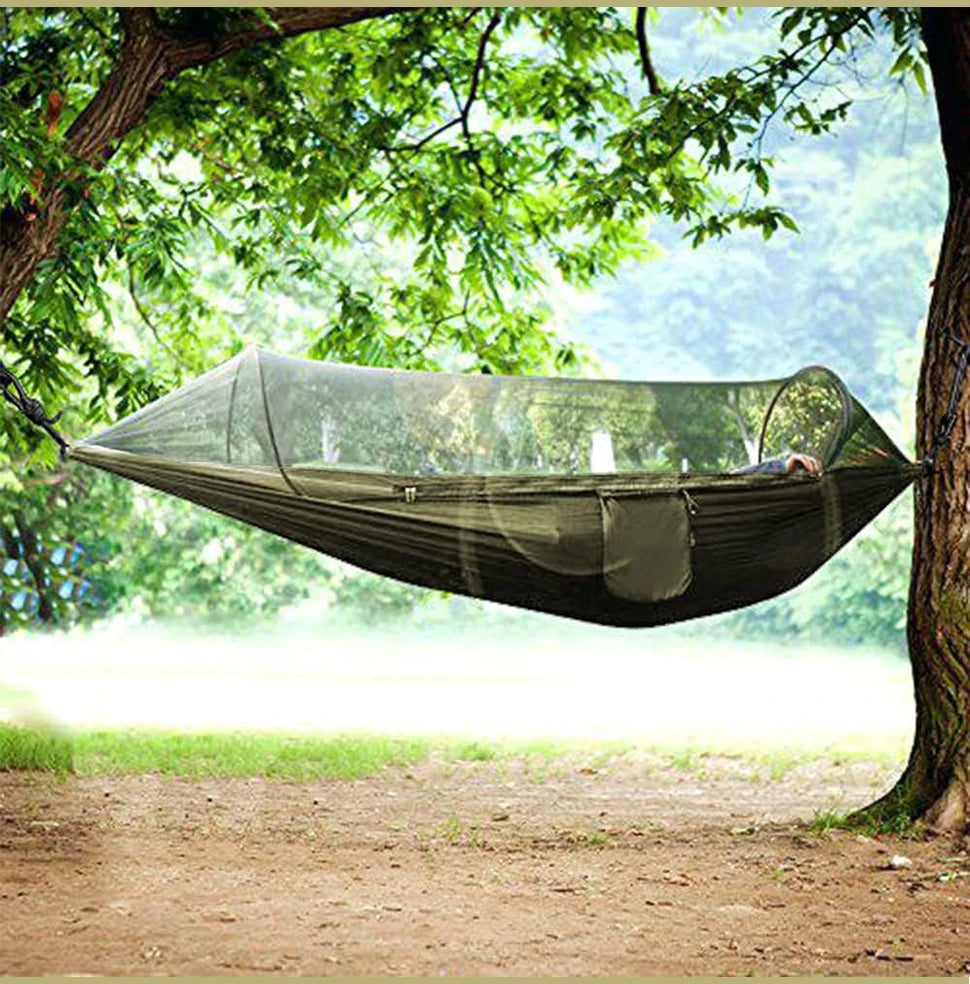 Rede de Acampamento com Mosquiteiro Portátil