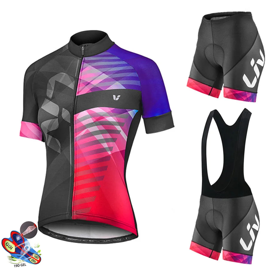 Conjunto de Ciclismo Feminino - New Summer