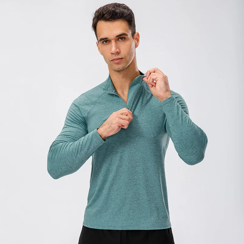 Camisa Manga Longa com Zíper