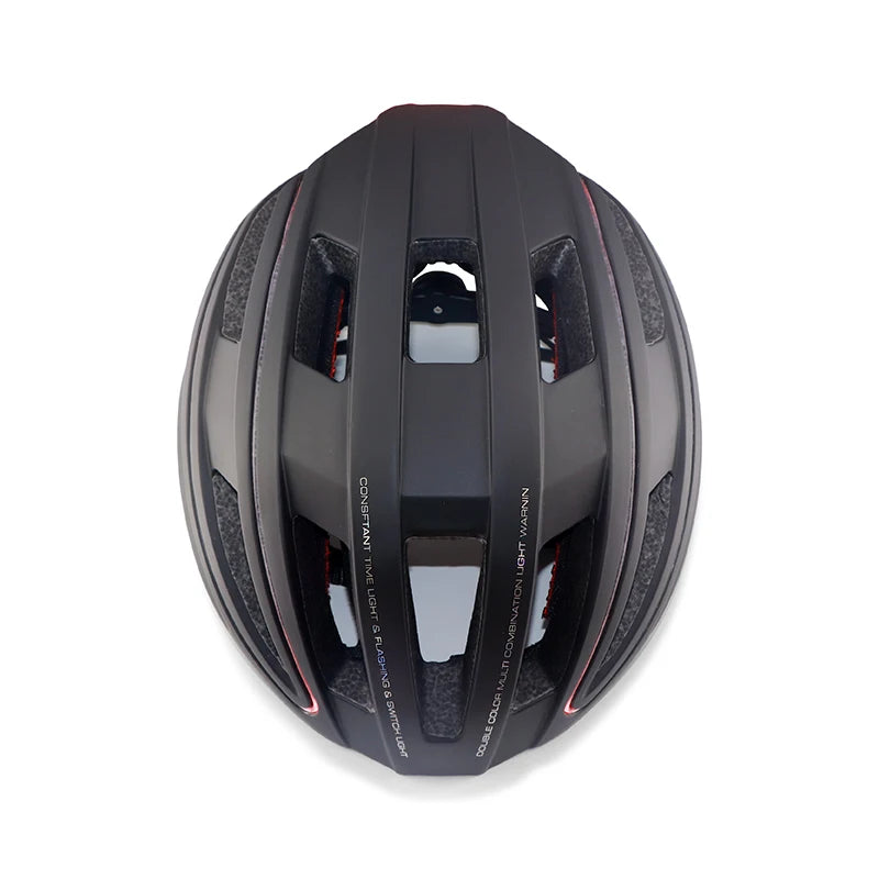 Capacete de Ciclismo com Luzes LED